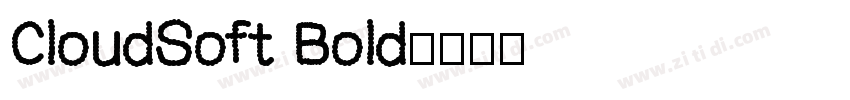 CloudSoft Bold字体转换